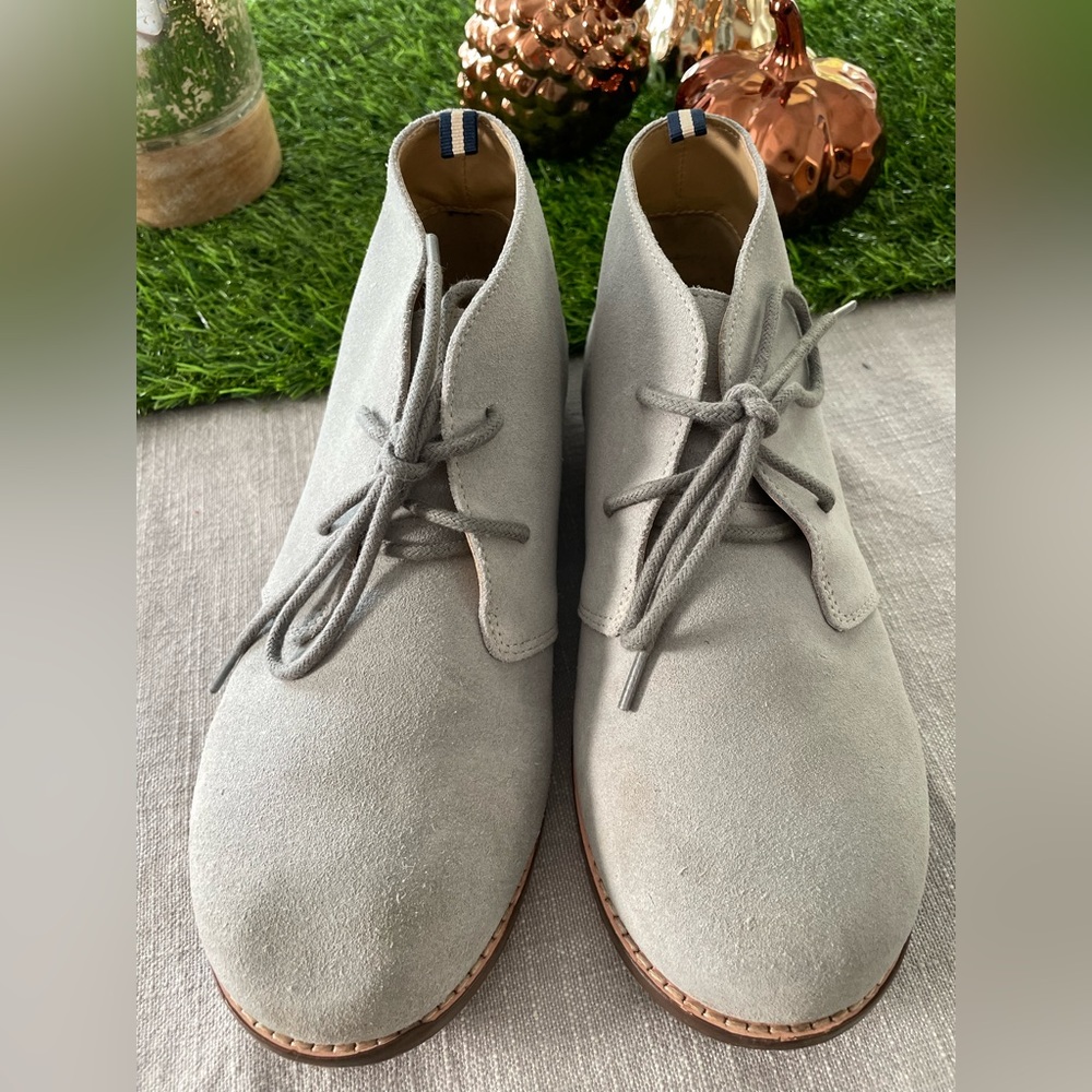 Janie and Jack Classic Gray Suede Shoes - 3 Youth